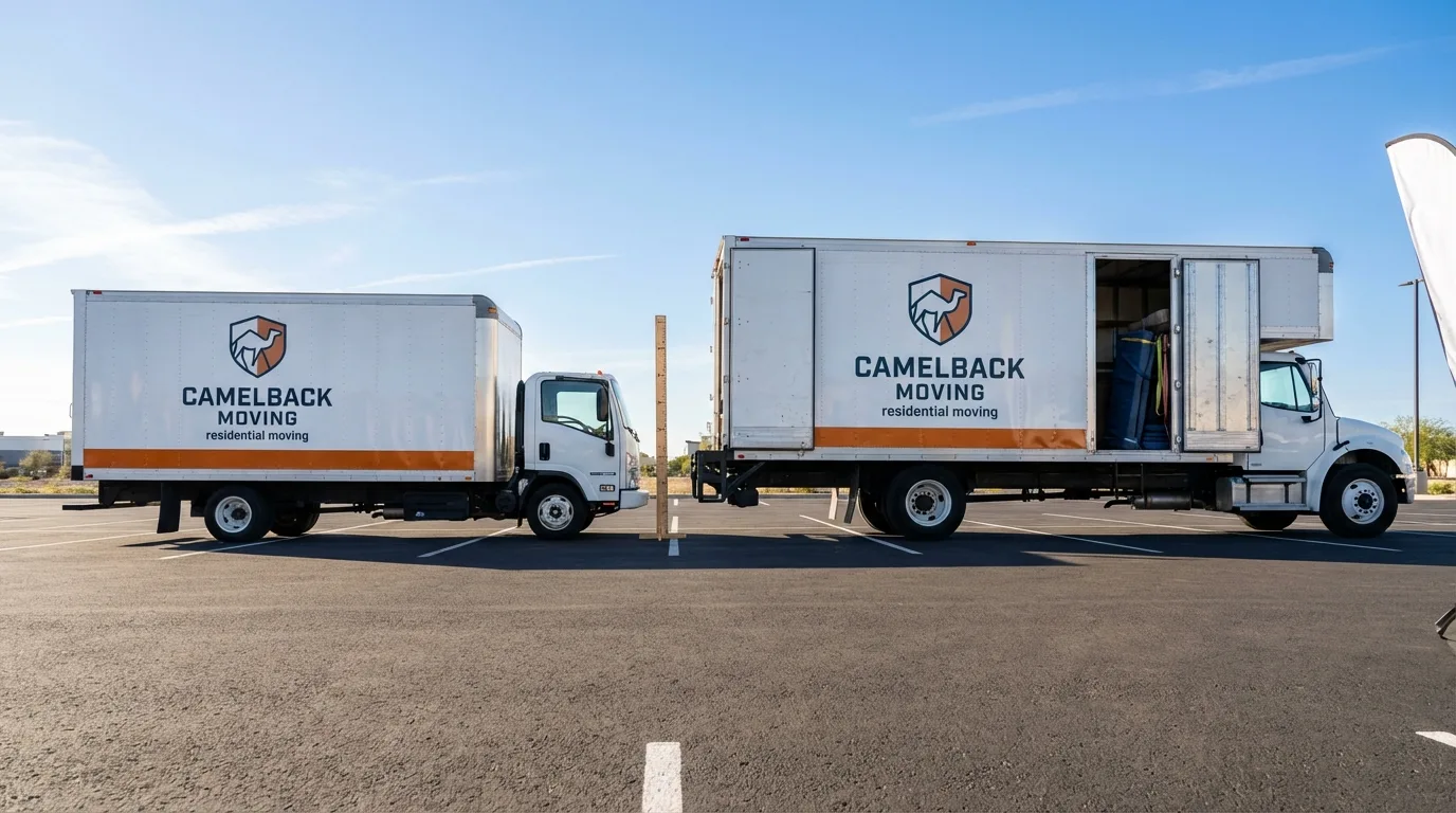 Moving truck size capacity guide in Orford